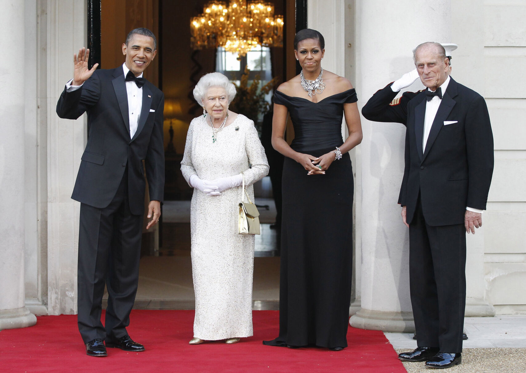 2011: Queen Elizabeth II and President Barack Obama